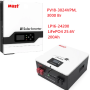 Комплект резервного живлення MUST 3,0 кВт + Смарт LiFePO4 акумулятор 24V 200Ah (5,12 кВт·год)