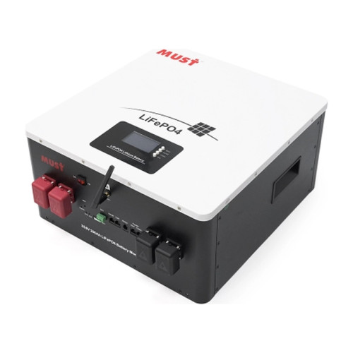Комплект резервного питания MUST 3,2 кВт + Смарт LiFePO4 аккумулятор 24V 200Ah (5,12 кВт·ч)