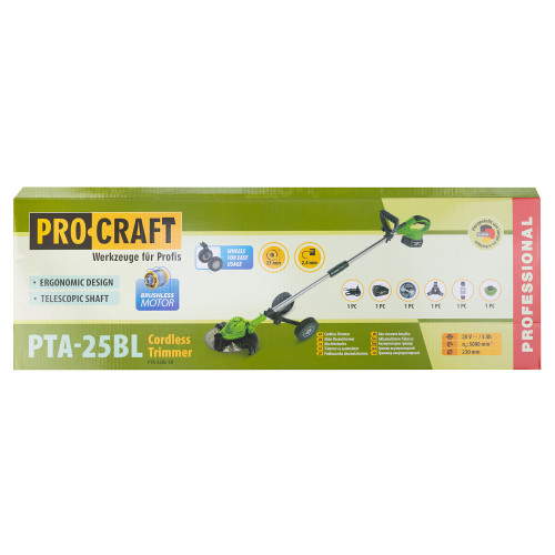 Акумуляторний тример Procraft PTA25BL  2АКБ 