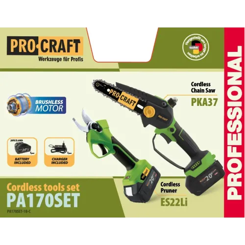 Набір інструментів Procraft PA170SET + штанга