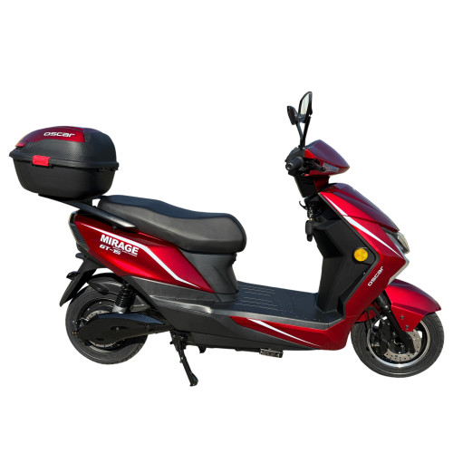 Електроскутер Oscar Mirage GT-15 1500Вт, 72V/25Ah Графен Червоний
