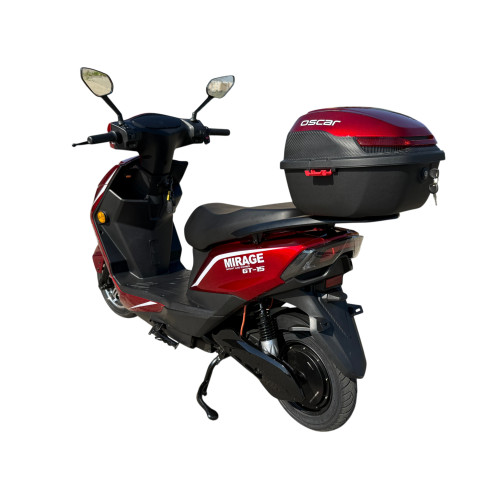 Електроскутер Oscar Mirage GT-15 1500Вт, 72V/25Ah Графен Червоний