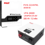 Комплект резервного живлення MUST 3 кВт + Смарт LiFePO4 акумулятор 24V 320Ah (7,5 кВт·год)