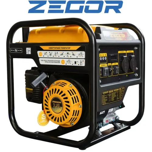 Інверторний бензиновий генератор Zegor FORT4000-O 3,7–4,0 кВт, ручний стартер