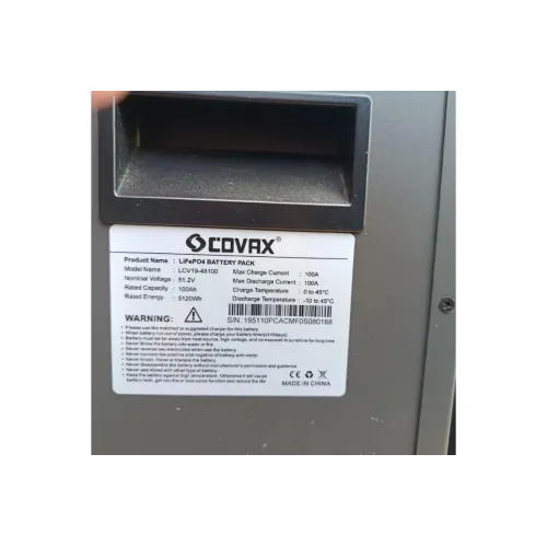 Акумулятор Covax LCV19-48100 LiFePO4 51,2V 100Ah 5kWh