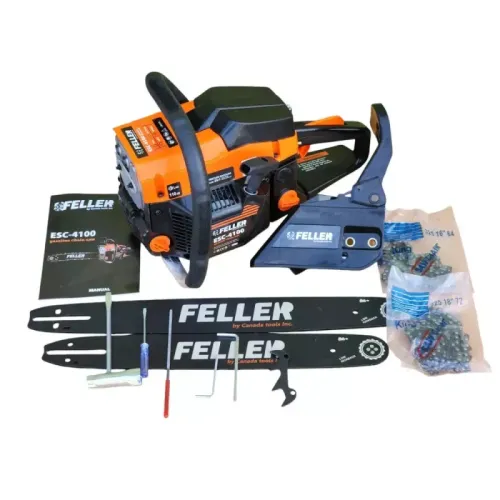 Бензопила FELLER ESC-4100 NEW (2 шини+2 ланцюги)
