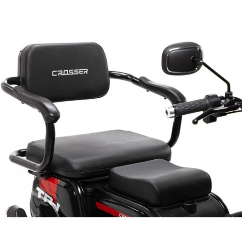 Електричний трицикл Crosser TR-1 PRO (LFP) 1500ВТ, 76.8V 30AH 