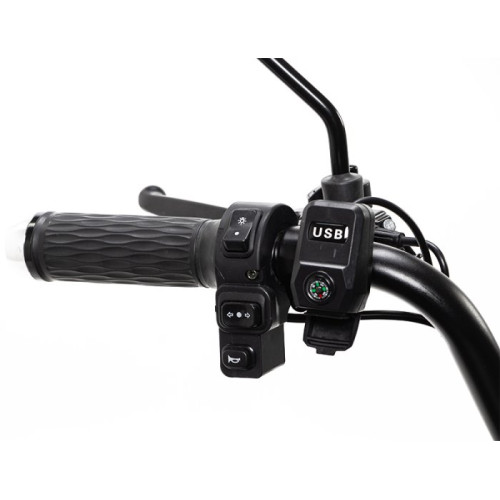 Електричний трицикл Crosser TR-1 PRO (LFP) 1500ВТ, 76.8V 30AH 