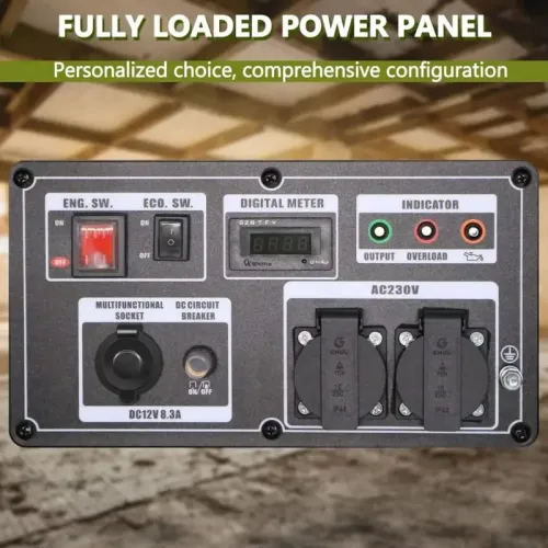 Генератор інверторний бензиновий 5,5 кВт Leelbox FG6000ioL-B