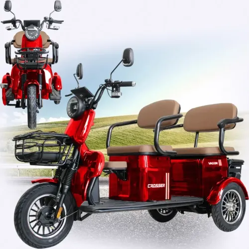 Електричний трайк Crosser «TR-4 VAGON» 1000W, 72V 24Ah